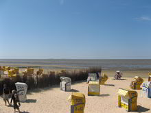 Badestelle 'Nordseestrand Duhnen - Rettungsstation' (Foto: Landkreis Cuxhaven, Gesundheitsamt)