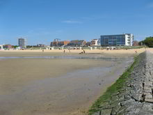 Badestelle 'Nordseestrand Sahlenburg - Wernerwaldstraße' (Foto: Landkreis Cuxhaven, Gesundheitsamt)