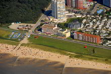 Badestelle 'Nordseestrand Sahlenburg - Wattwagen'  (Foto: Landkreis Cuxhaven, Gesundheitsamt)