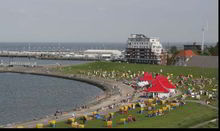 Badestelle 'Nordseestrand Grimmershörn - Bucht' (Foto: Landkreis Cuxhaven, Gesundheitsamt)