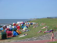 Badestelle 'Jadebusenstrand Eckwarderhörne'  (Foto: Tourismus-Service Butjadingen GmbH & Co. KG)