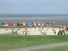 Badestelle 'Nordseestrand Burhave'  (Foto: Tourismus-Service Butjadingen GmbH & Co. KG)