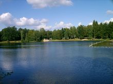 Badestelle 'Badestelle auf dem Campingplatz Silbersee' (Foto: Campingpark Silbersee)