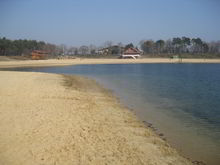 Badestelle 'Heidesee (Baggersee)' (Foto: Landkreis Vechta, Gesundheitsamt)